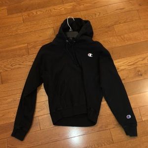 black champion hoodie